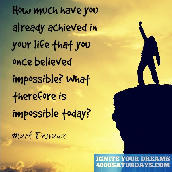 How Much Have You Already Achieved In Your Life That You Once Believed ...